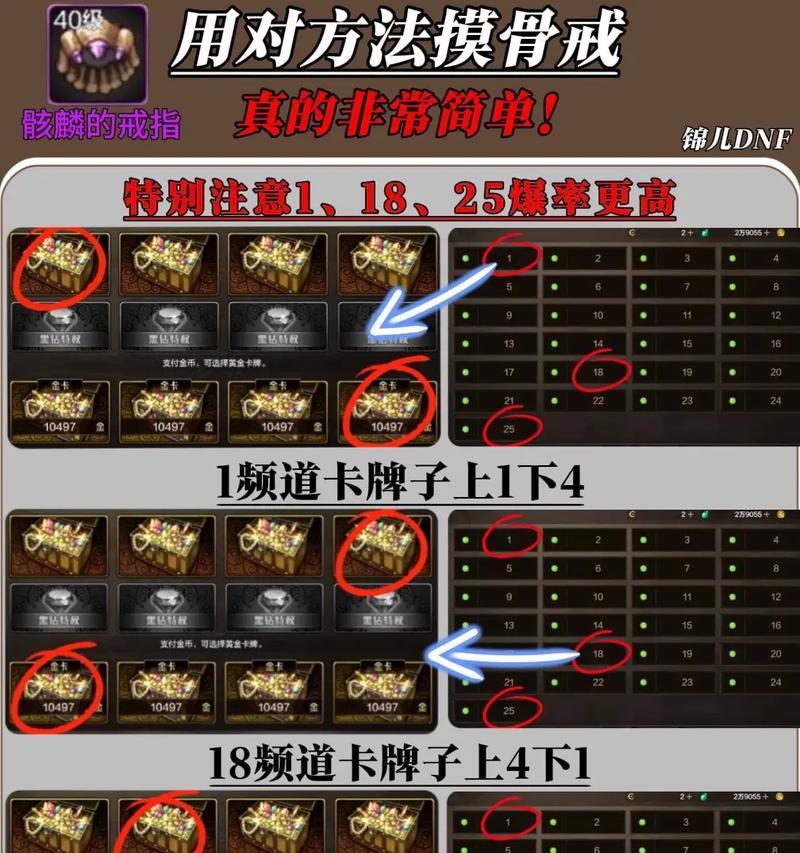 dnf小号获取骨戒的方法是什么？摸骨戒的技巧有哪些？